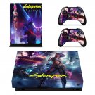 Cyberpunk 2077 decal skin sticker for Xbox One X console and controllers