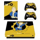 Fallout 76 decal skin sticker for Xbox One X console and controllers