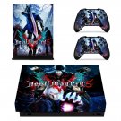 Devil May Cry 5 decal skin sticker for Xbox One X console and controllers
