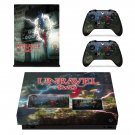 Unravel Two decal skin sticker for Xbox One X console and controllers