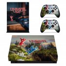Unravel Two decal skin sticker for Xbox One X console and controllers