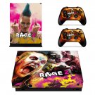 Rage 2 decal skin sticker for Xbox One X console and controllers