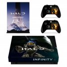 Halo Infinity decal skin sticker for Xbox One X console and controllers