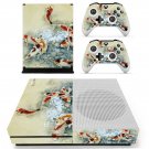 Fish wallpaper decal skin sticker for Xbox One S console and controllers