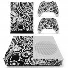 Floral Wallpaper decal skin sticker for Xbox One S console and controllers