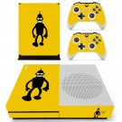 Futurama bender decal skin sticker for Xbox One S console and controllers