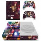 Iron Man tony stark decal skin sticker for Xbox One S console and controllers