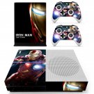 Iron Man tony stark decal skin sticker for Xbox One S console and controllers