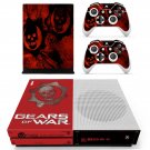 Gears of War decal skin sticker for Xbox One S console and controllers