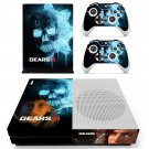 Gears 5 decal skin sticker for Xbox One S console and controllers
