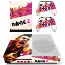 Rage 2 decal skin sticker for Xbox One S console and controllers