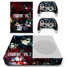 Resident Evil 2 decal skin sticker for Xbox One S console and controllers