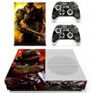 Doom 4 decal skin sticker for Xbox One S console and controllers