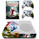 Unravel Two decal skin sticker for Xbox One S console and controllers