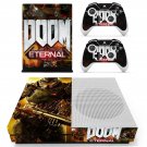 Doom Eternal decal skin sticker for Xbox One S console and controllers