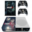 Resident Evil 2 decal skin sticker for Xbox One S console and controllers