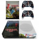 Unravel Two decal skin sticker for Xbox One S console and controllers