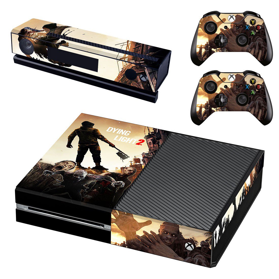 Dying Light 2 decal skin sticker for Xbox One console and controllers