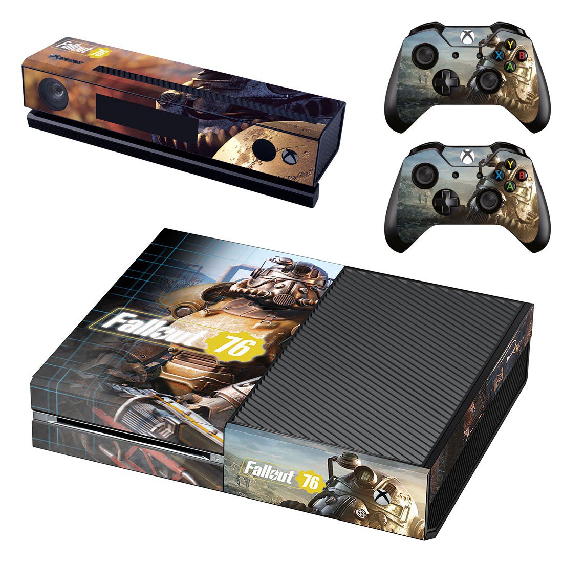 Fallout 76 decal skin sticker for Xbox One console and controllers
