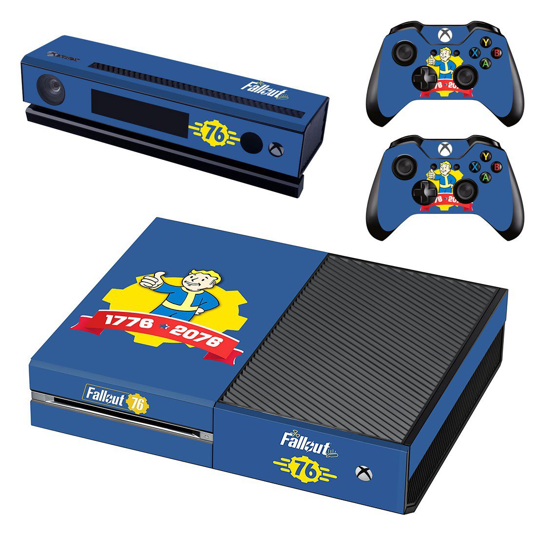 Fallout 76 decal skin sticker for Xbox One console and controllers
