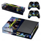 Cyberpunk 2077 decal skin sticker for Xbox One console and controllers