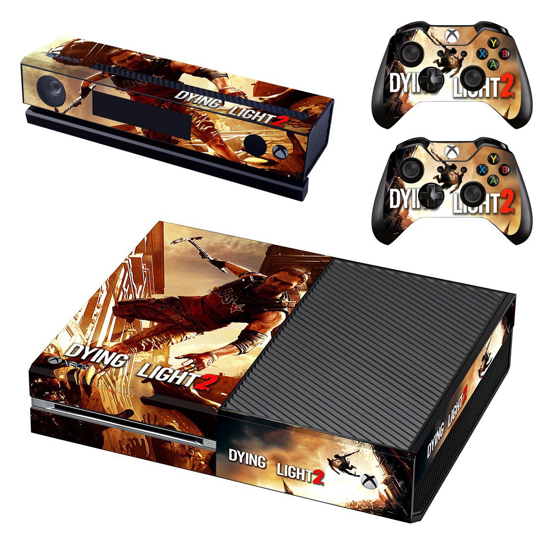Dying Light 2 decal skin sticker for Xbox One console and controllers