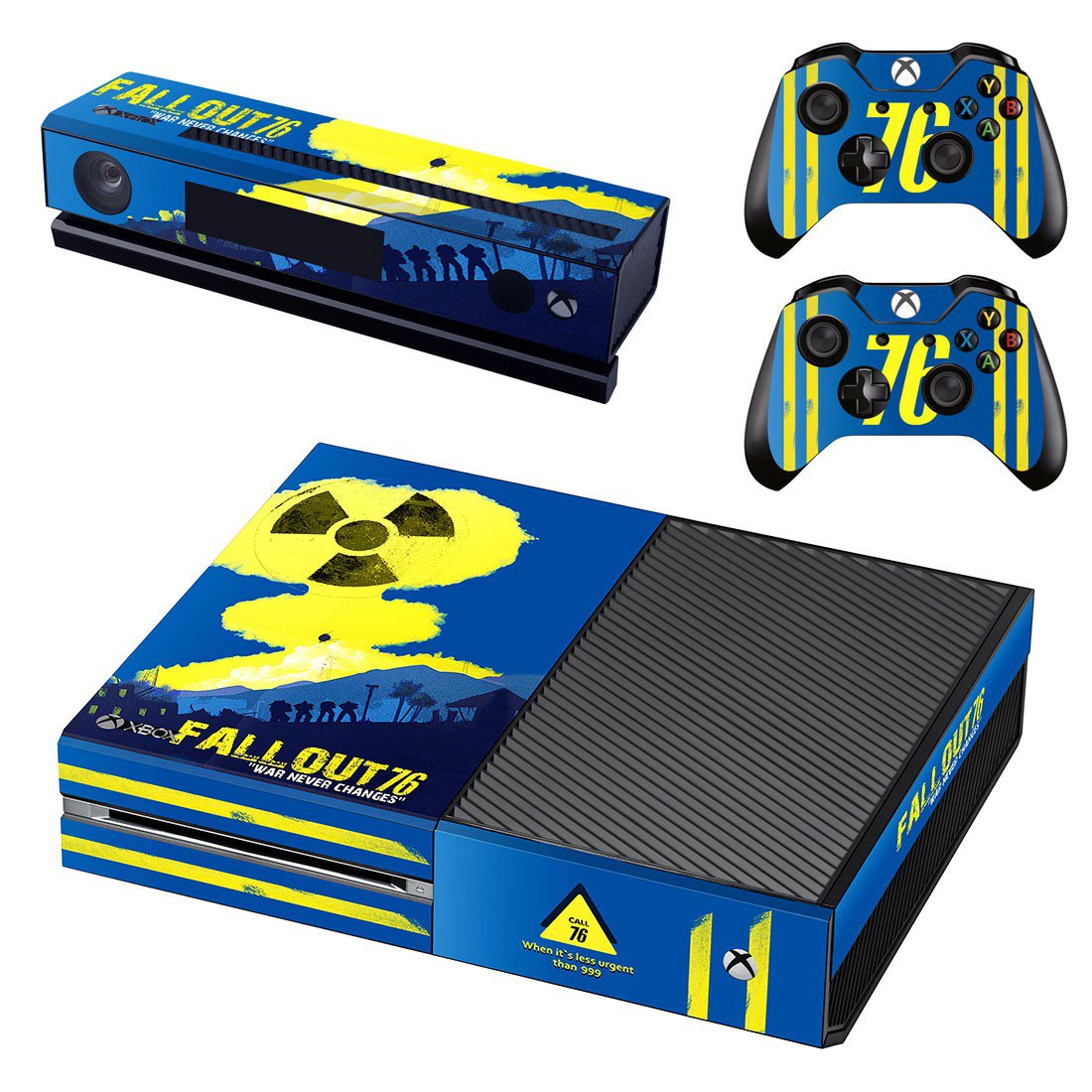 Fallout 76 decal skin sticker for Xbox One console and controllers