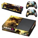 Rage 2 decal skin sticker for Xbox One console and controllers