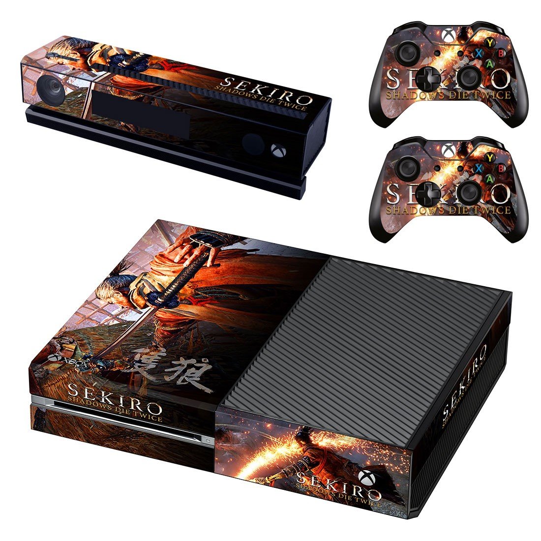Sekiro Shadows Die Twice decal skin sticker for Xbox One console and controllers