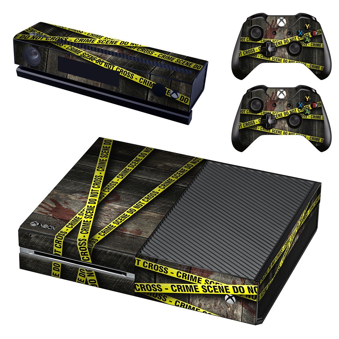 Crime Scene decal skin sticker for Xbox One console and controllers