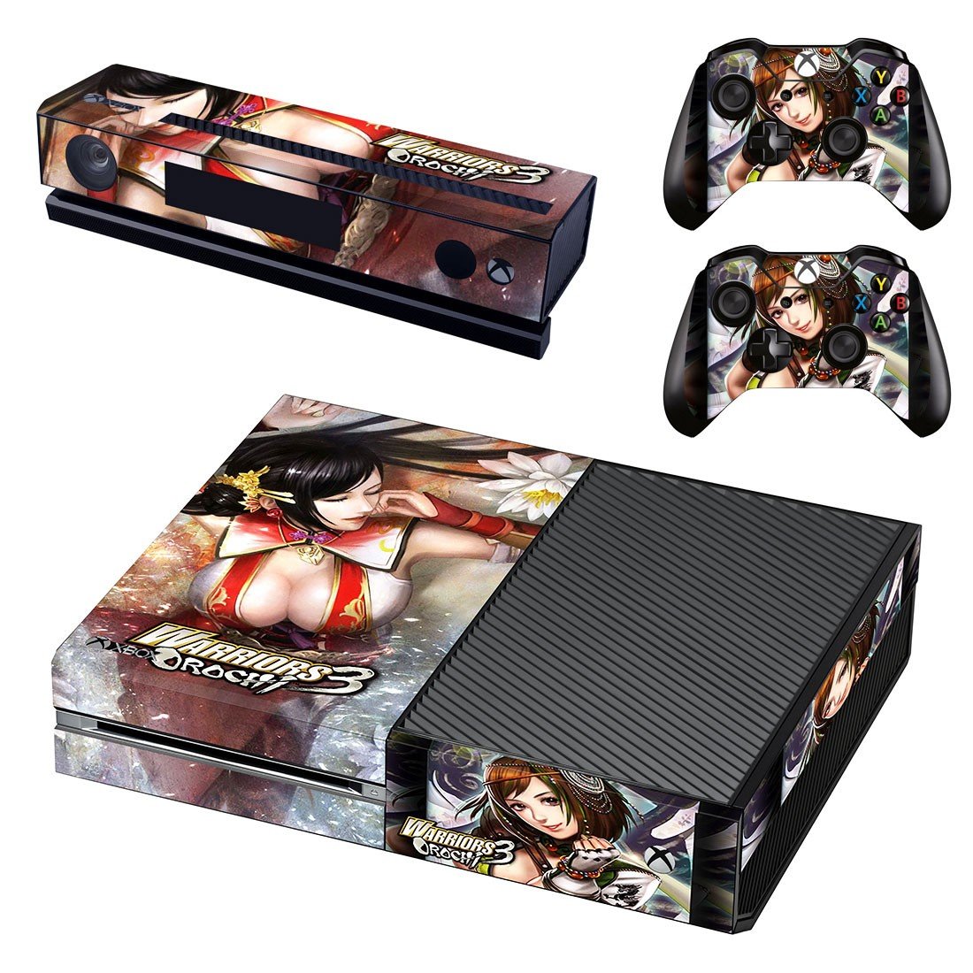 Warriors Orochi 3 decal skin sticker for Xbox One console and controllers