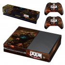 Doom Eternal decal skin sticker for Xbox One console and controllers