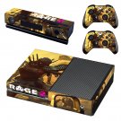 Rage 2 decal skin sticker for Xbox One console and controllers
