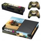 Rage 2 decal skin sticker for Xbox One console and controllers