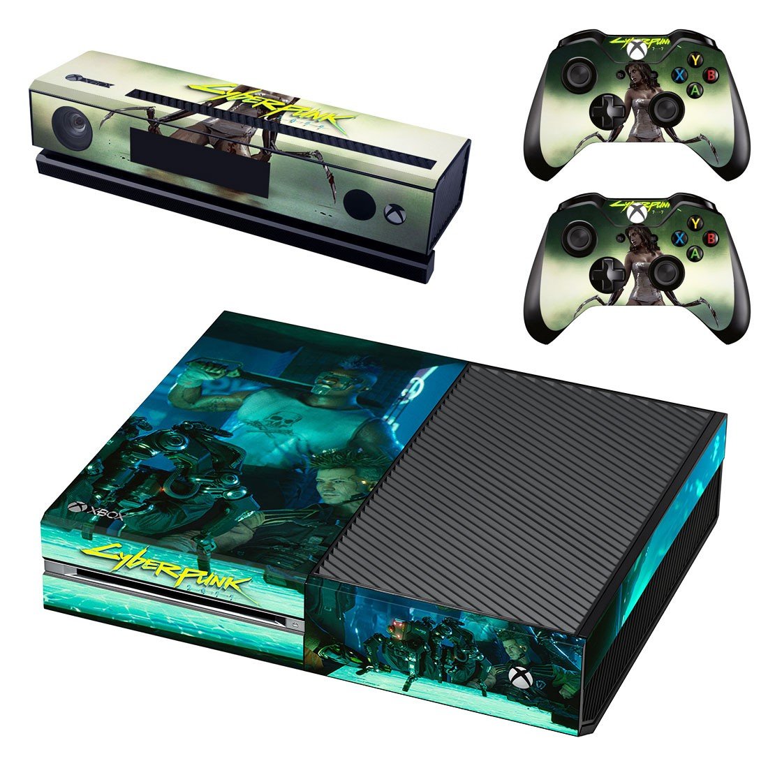 Cyberpunk 2077 decal skin sticker for Xbox One console and controllers