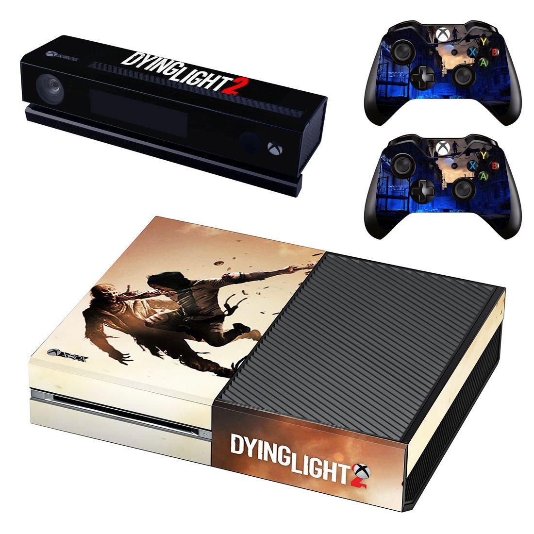 Dying Light 2 decal skin sticker for Xbox One console and controllers