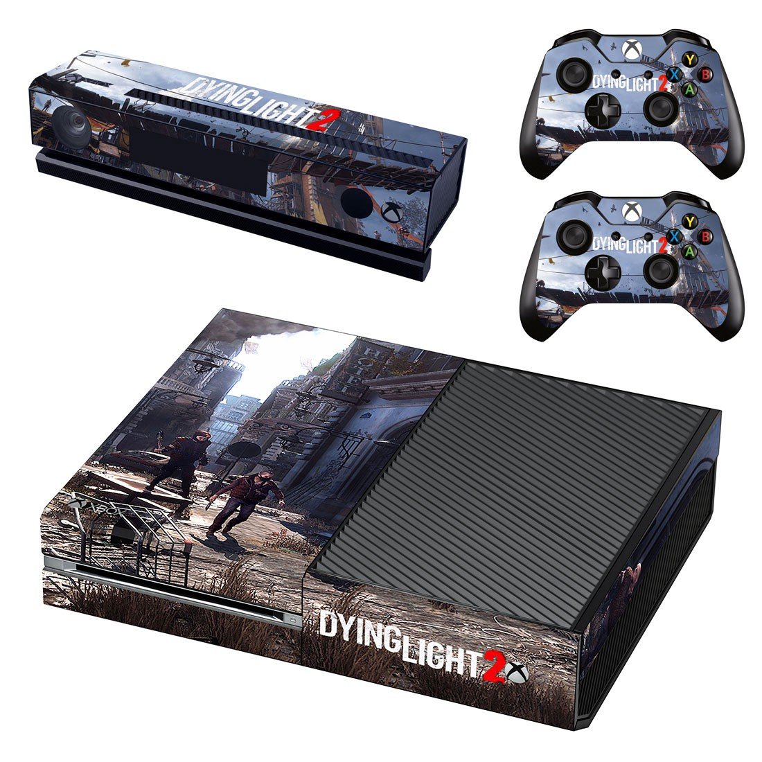 Dying Light 2 decal skin sticker for Xbox One console and controllers