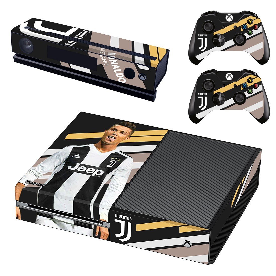 Cristiano Ronaldo decal skin sticker for Xbox One console and controllers