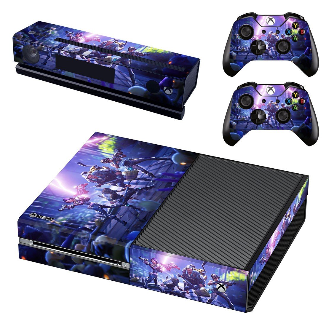 Fortnite decal skin sticker for Xbox One console and controllers