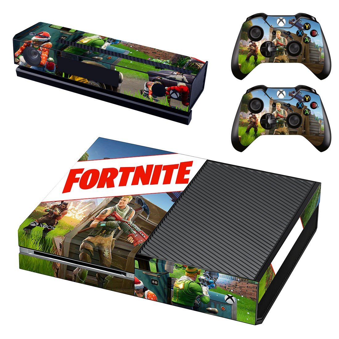 Fortnite decal skin sticker for Xbox One console and controllers