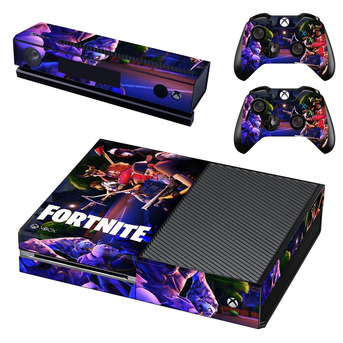 Fortnite decal skin sticker for Xbox One console and controllers