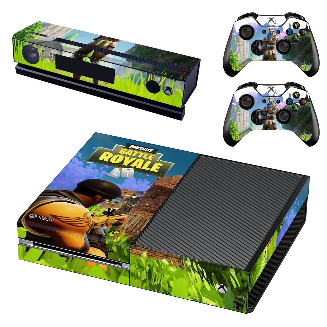 Fortnite battle royale decal skin sticker for Xbox One console and controllers