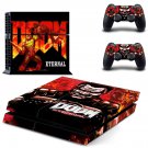 Doom Eternal decal skin sticker for PS4 console and controllers