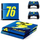 Fallout 76 decal skin sticker for PS4 console and controllers