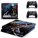 Sekiro Shadows Die Twice decal skin sticker for PS4 console and controllers