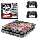 One Piece decal skin sticker for PS4 console and controllers