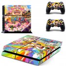 One Piece decal skin sticker for PS4 console and controllers