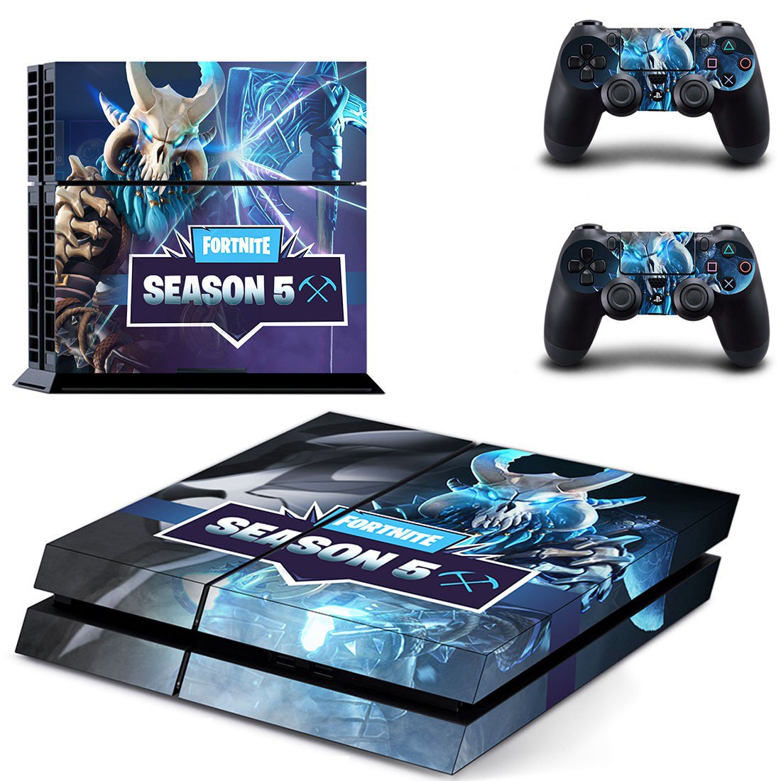 Fortnite decal skin sticker for PS4 console and controllers