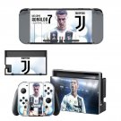Cristiano Ronaldo decal skin sticker for Nintendo Switch console and controllers