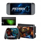 Metroid Prime decal skin sticker for Nintendo Switch console and controllers